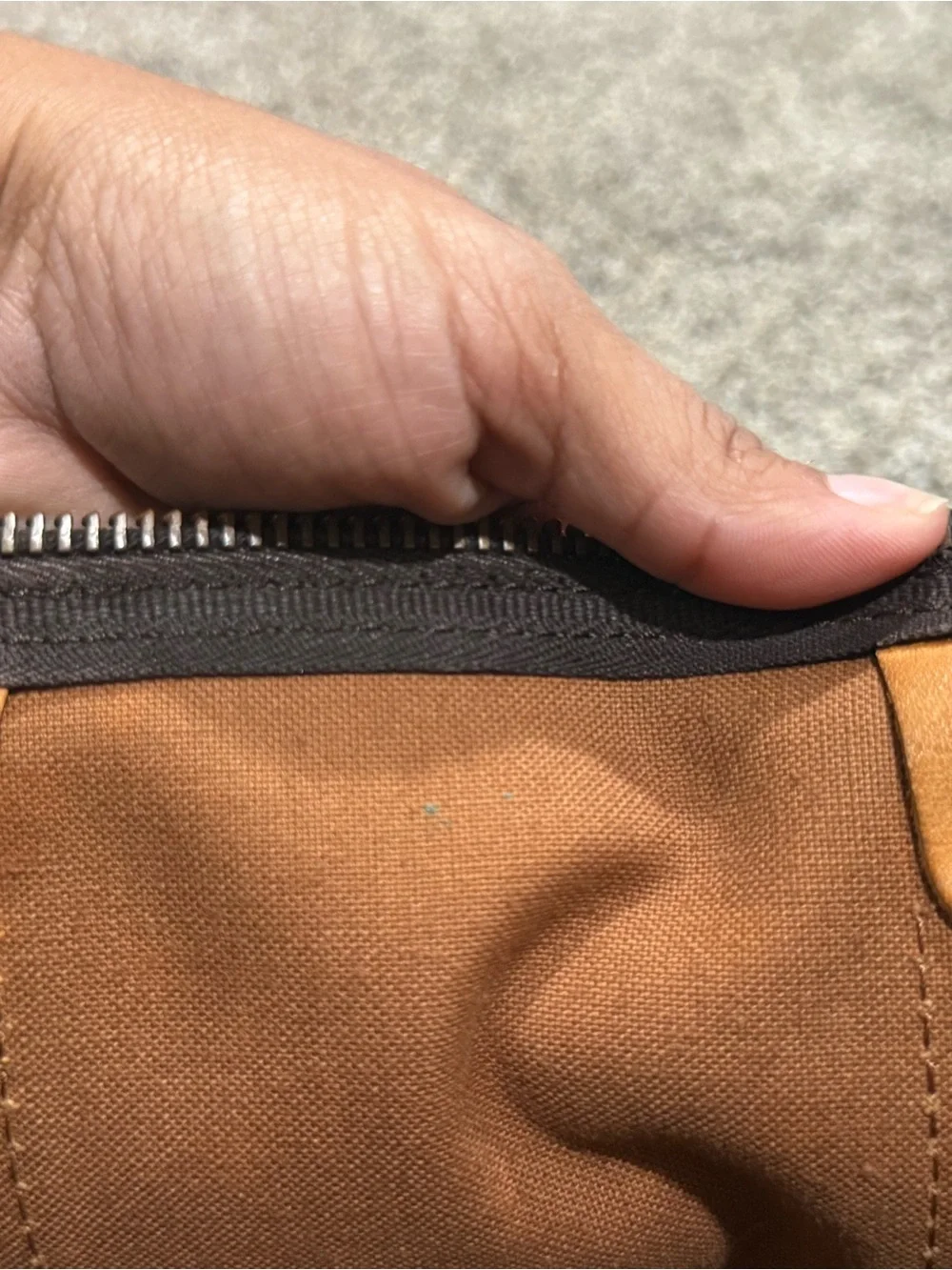 Authentic Louis Vuitton Keepall 45 w/ lock, key, tag, & buckle